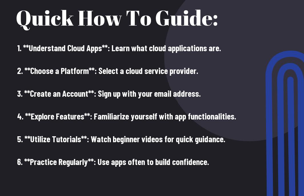 Manual For Navigating Cloud Apps