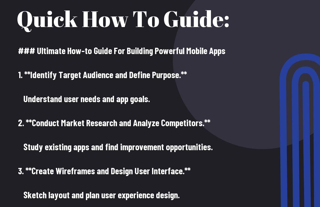 Building Powerful Mobile Apps